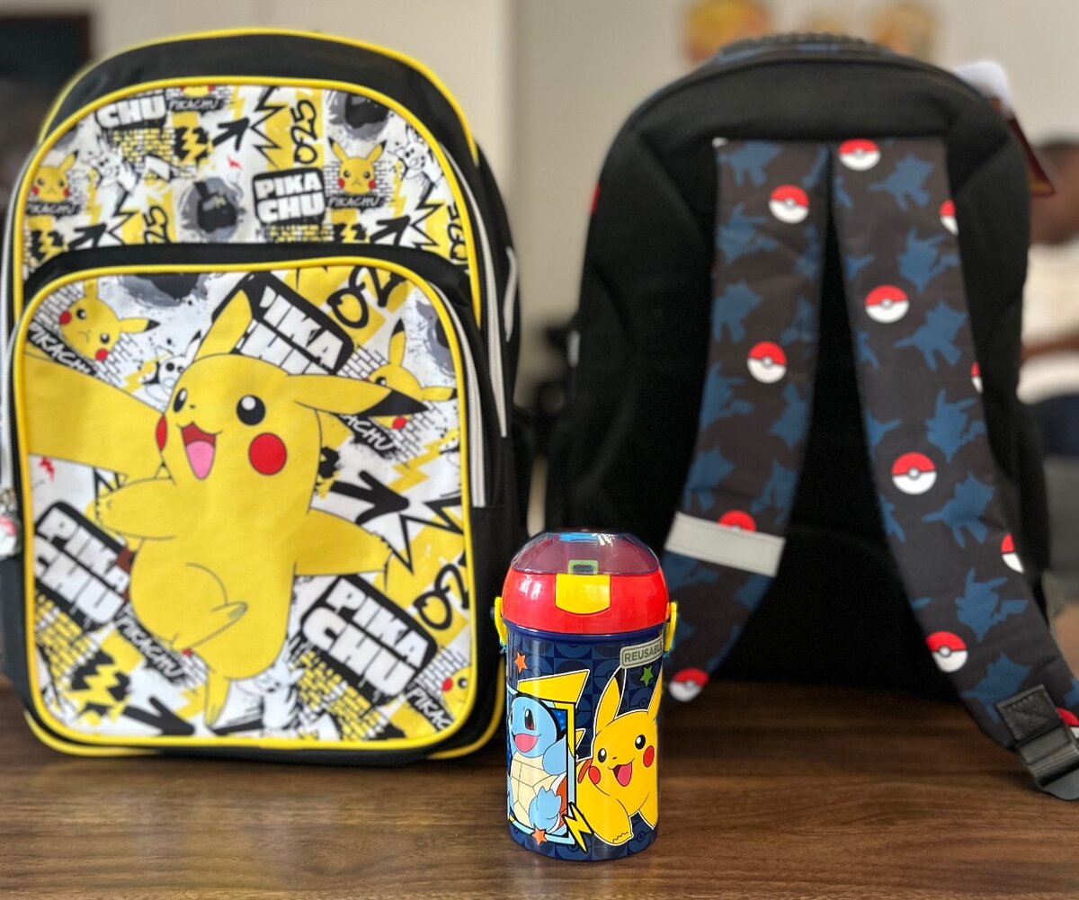 Ensemble Sac et gourde Pokémon