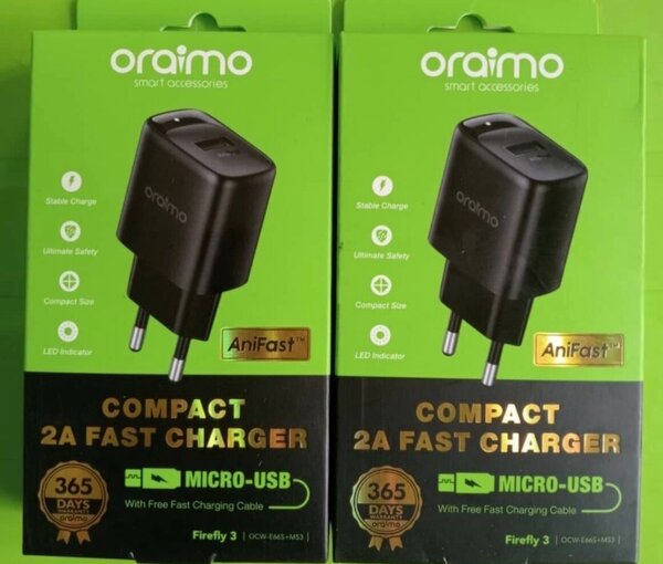 Oraimo Chargeur Rapide Compact