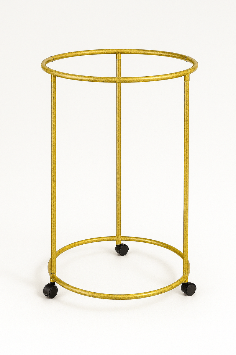 Portant à vêtements doré mobile