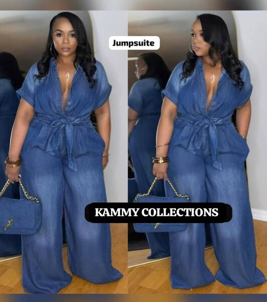 Combinaison en jean élégante