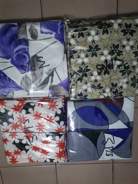 Draps de lit imprimés colorés