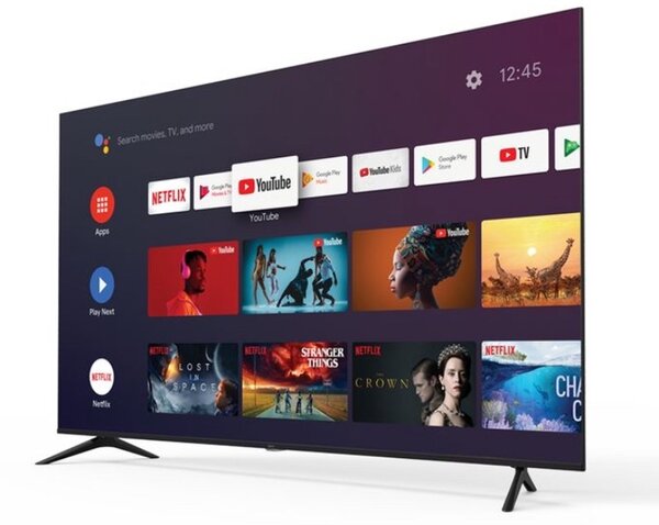 50 Inch 4K UHD Smart Android Frameless TV - Black