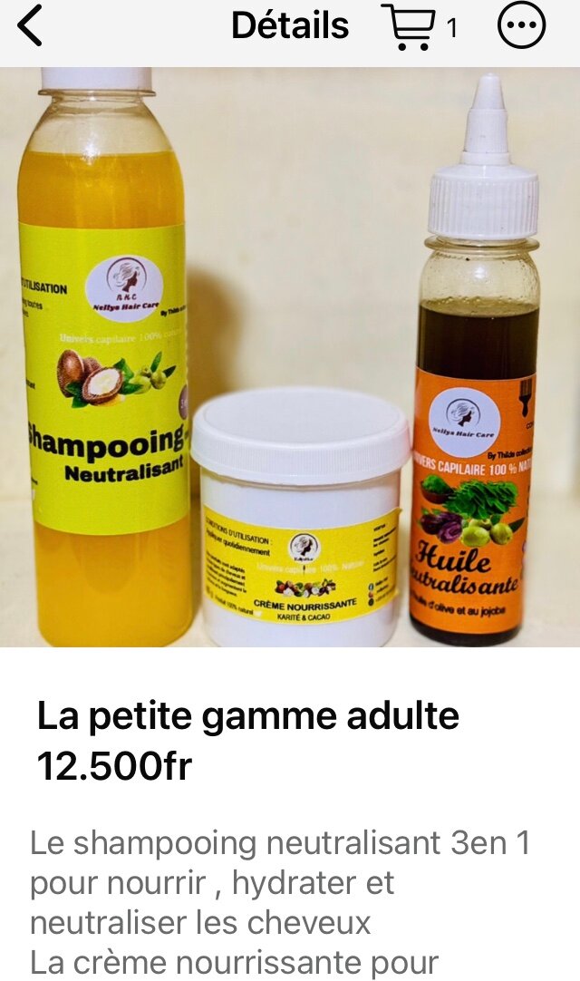 Gamme cheveux adulte
