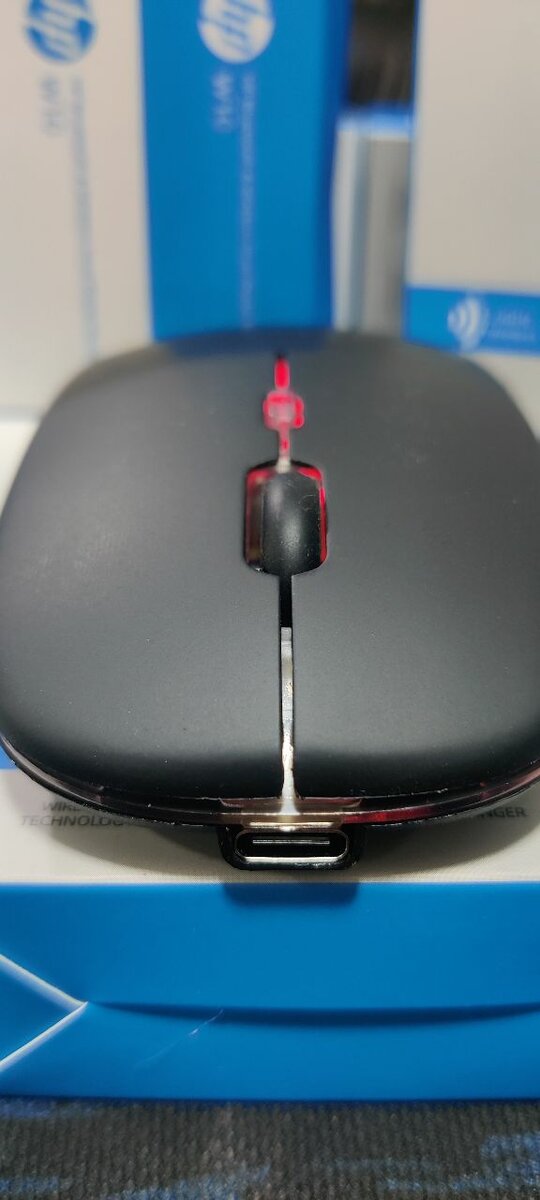 Hp w 10 mouse with Bluetooth recharge able rgb light box pac