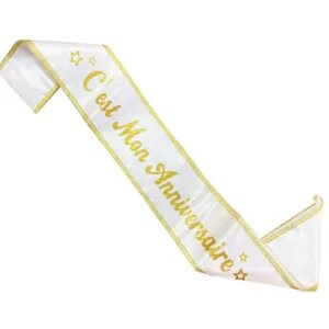 Écharpe anniversaire