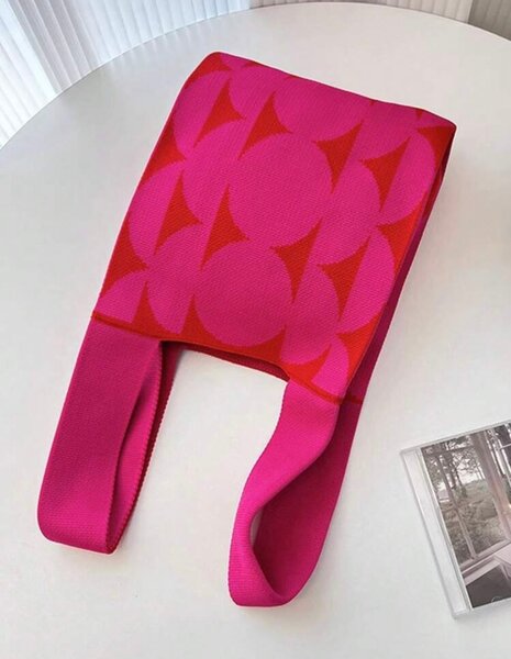 Sac élégant à motifs géométriques