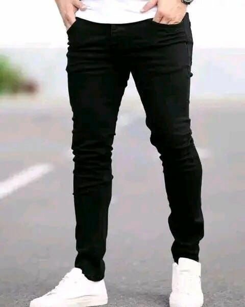 Denim black men jeans