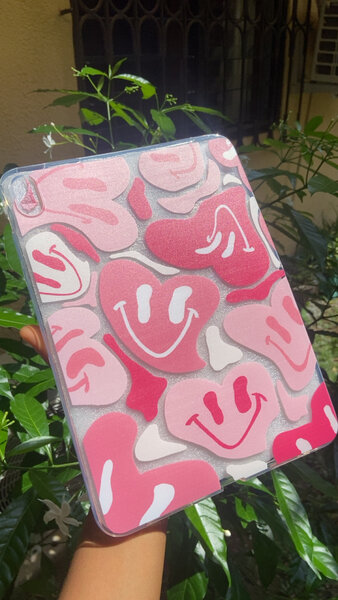 Coque iPad 10th Rose Smiley