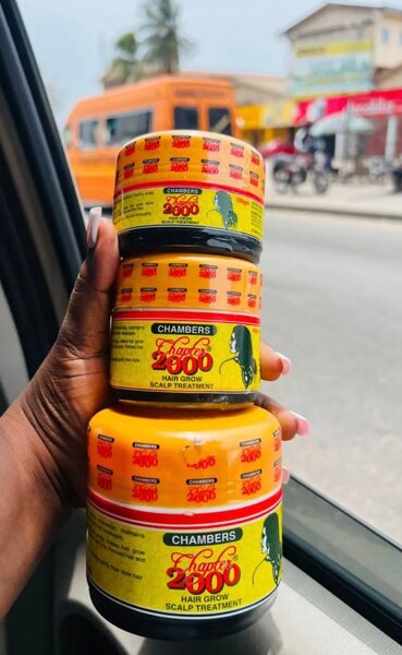 Pommade ghanéenne de pousse cheveux intense