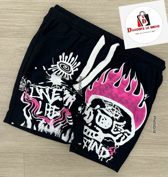 Shorts à motifs crâne