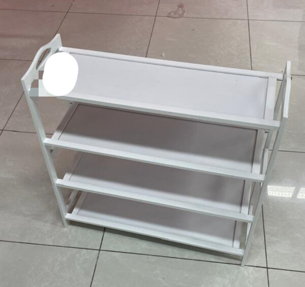 Étagère de rangement blanche