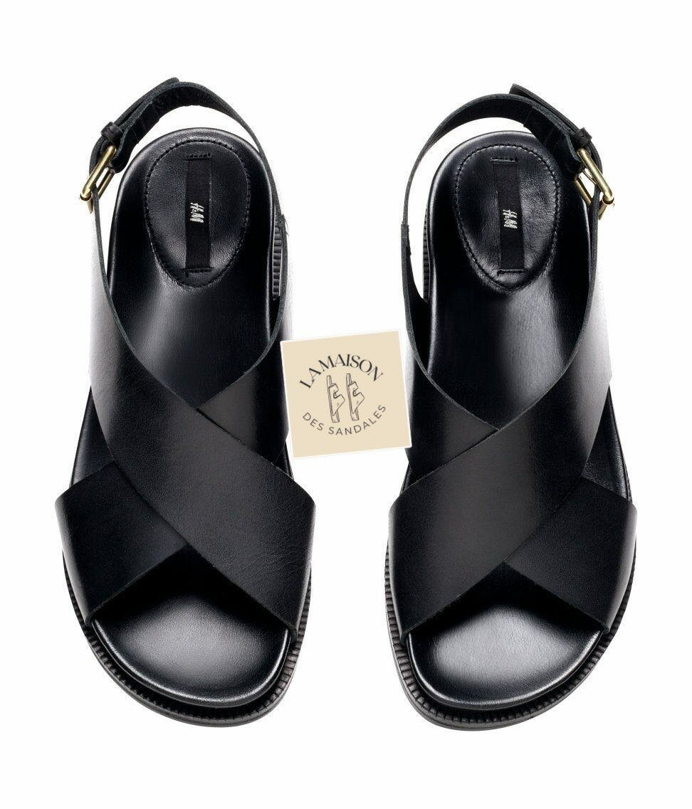 Sandales en cuir élégantes