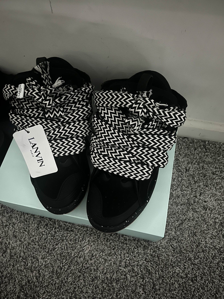 Baskets Lanvin noires élégantes