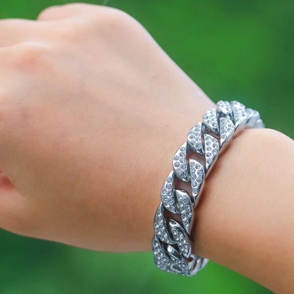 Bracelet bling bling cubain