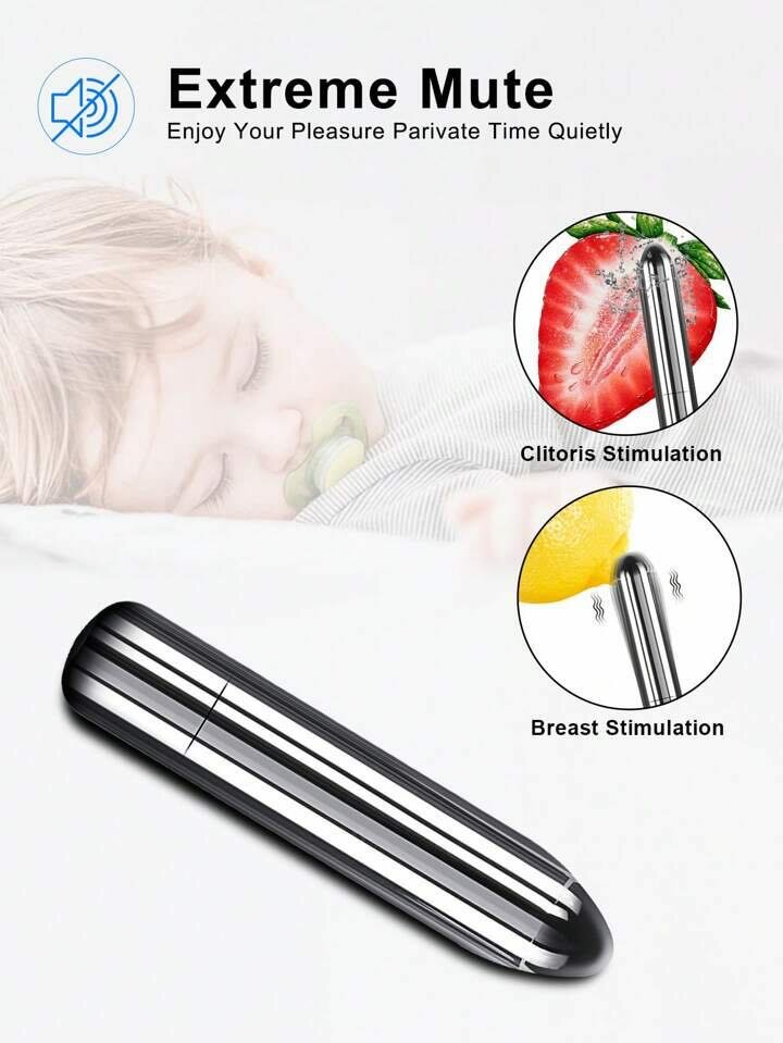 Rechargeable bullet vibrator