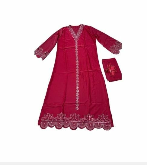 Robe longue élégante brodée