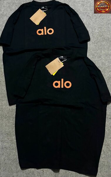 T-shirt unisexe "Alo" noir