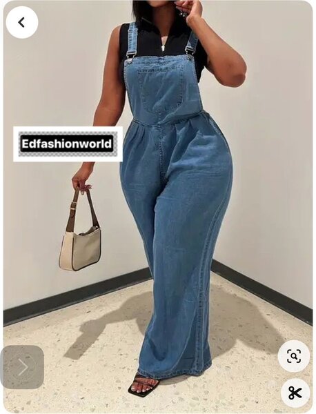 Salopette en jean tendance