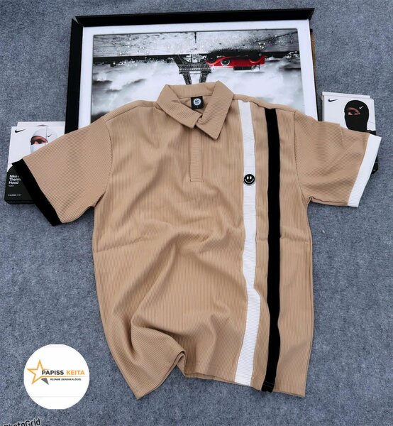 Polo rayé élégant