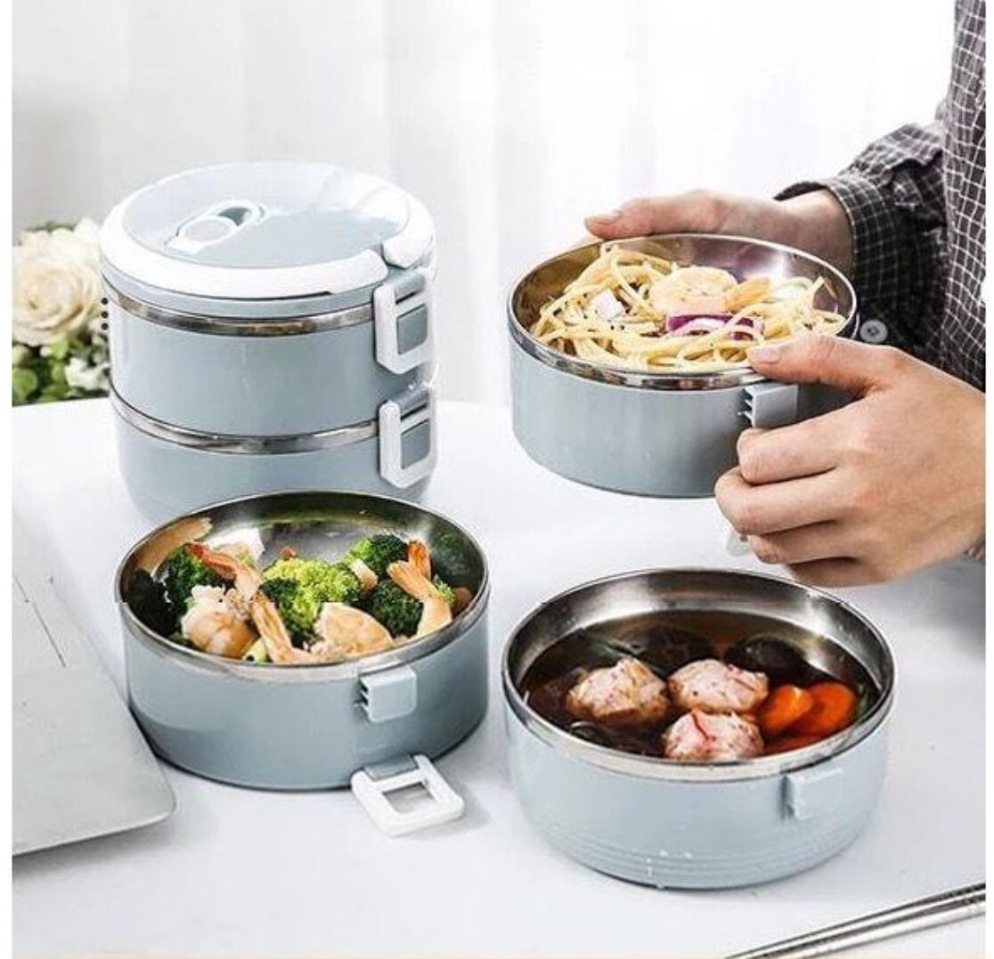 Lunch Box Food Bento Box Stainless Steel Container (4 Layer)