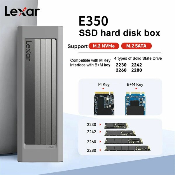 Boîtier SSD Lexar E350 M.2