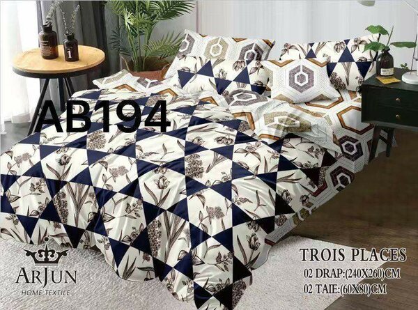 2 draps 2 taies d'oreillés