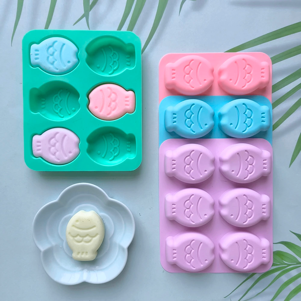 Moules en silicone poisson