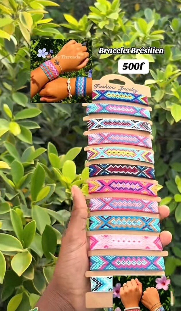 Bracelet Brésilien Coloré