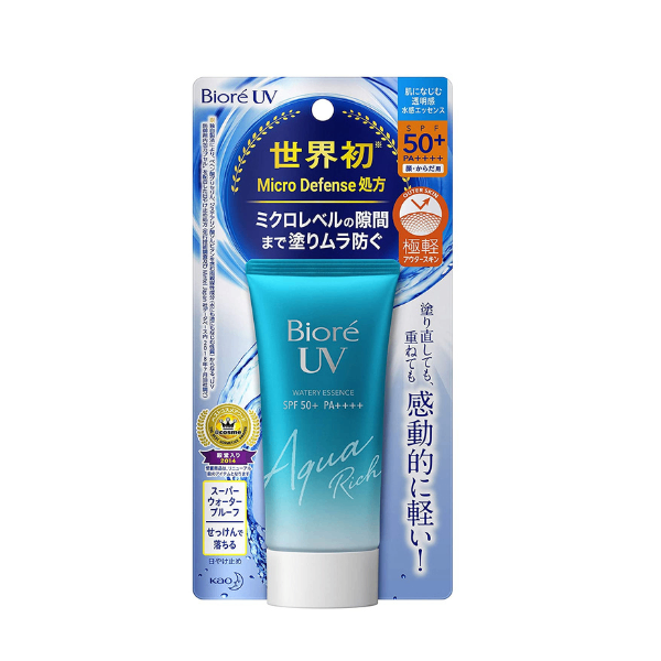 Biore uv sunscreen.
