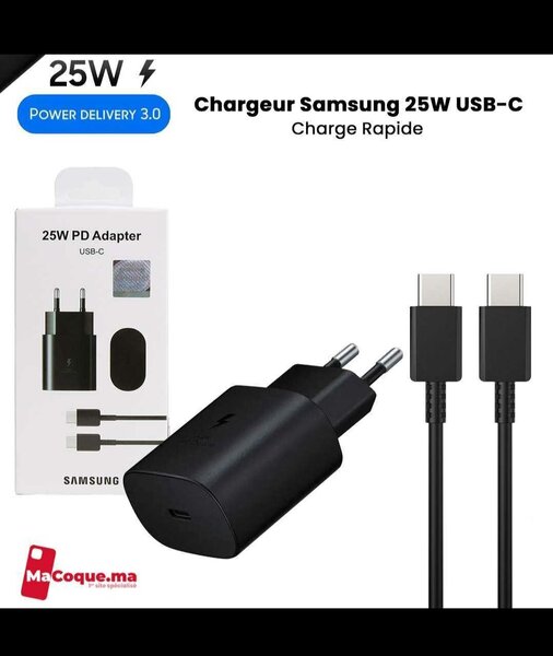 Chargeur Rapide Samsung 25W