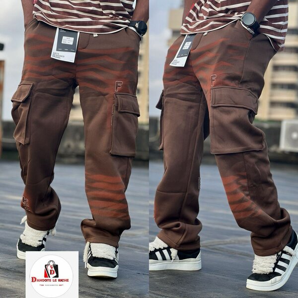 Pantalons cargo marron tendance