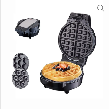 Sokany Automatic Waffle Detachable Breakfast Toaster Electric Panini Grill Non Stick Sandwich Machine Maker