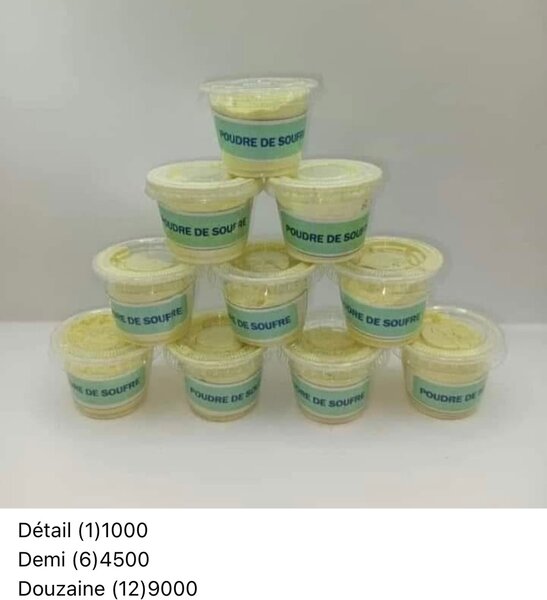 Souffre,hydroquinome,benzoïque