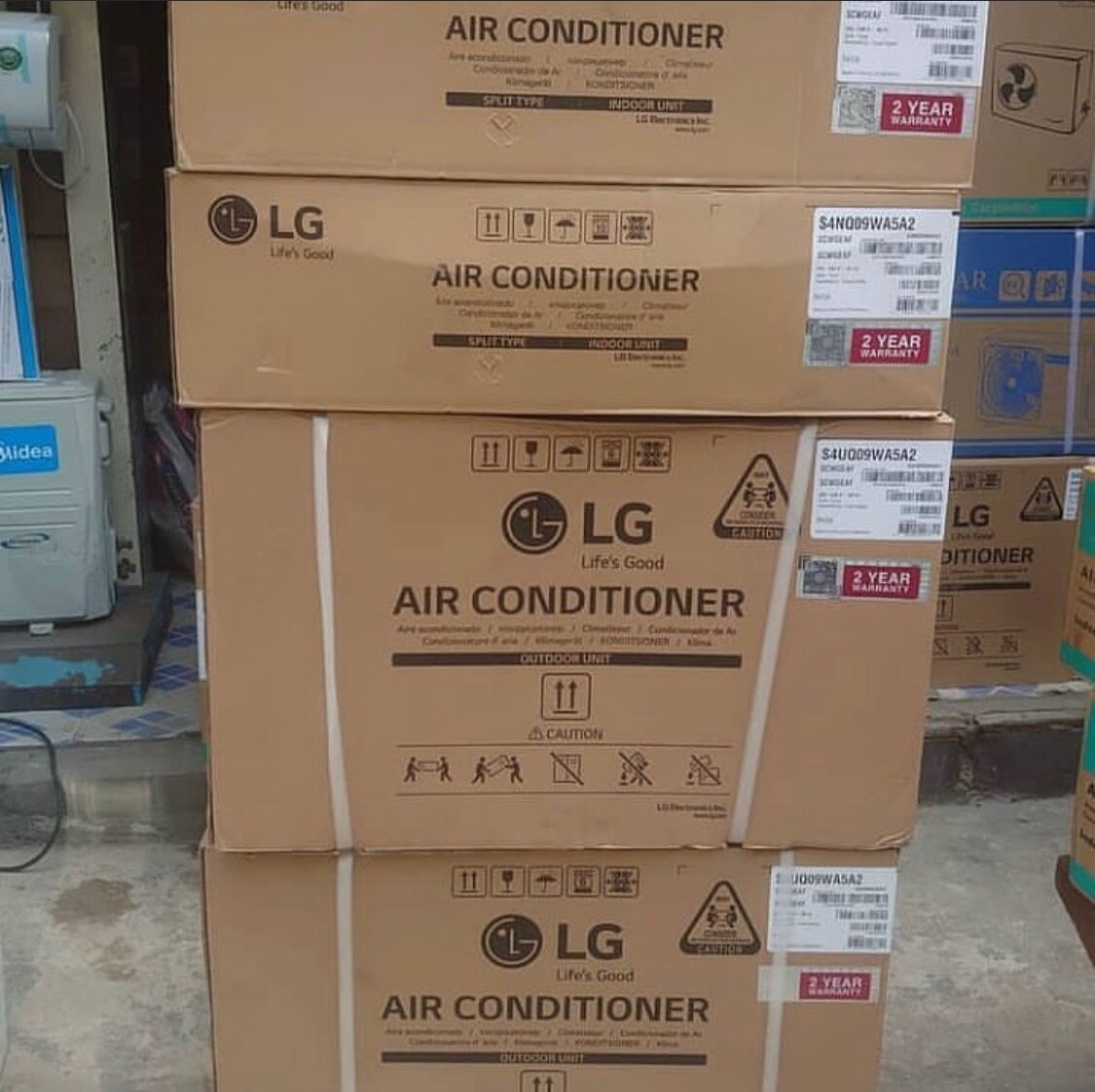 LG air conditioner, 1.5hp
