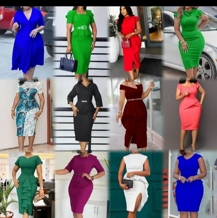 Elegant ladies office dresses