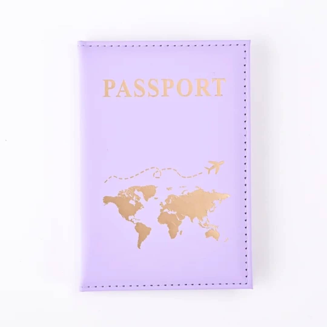 Étui Passeport Carte Monde