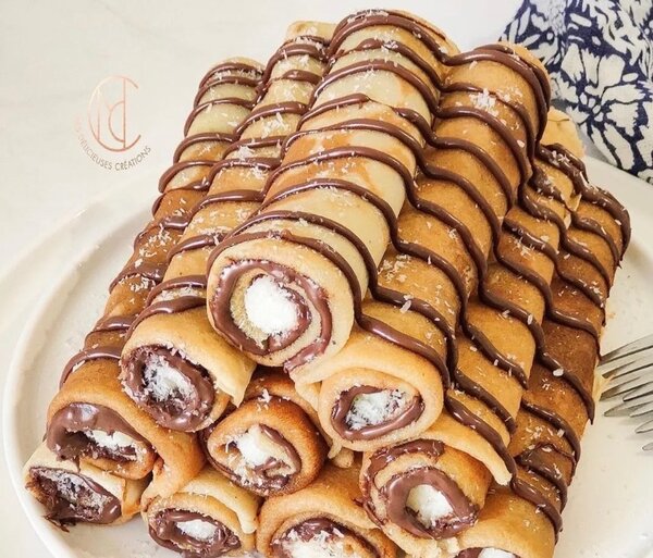 5 crêpes au nutella