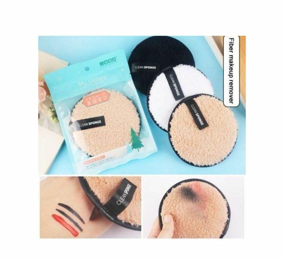 Éponge démaquillant visage, 3