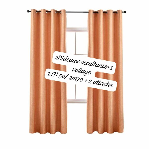 Rideaux Occultants Beige