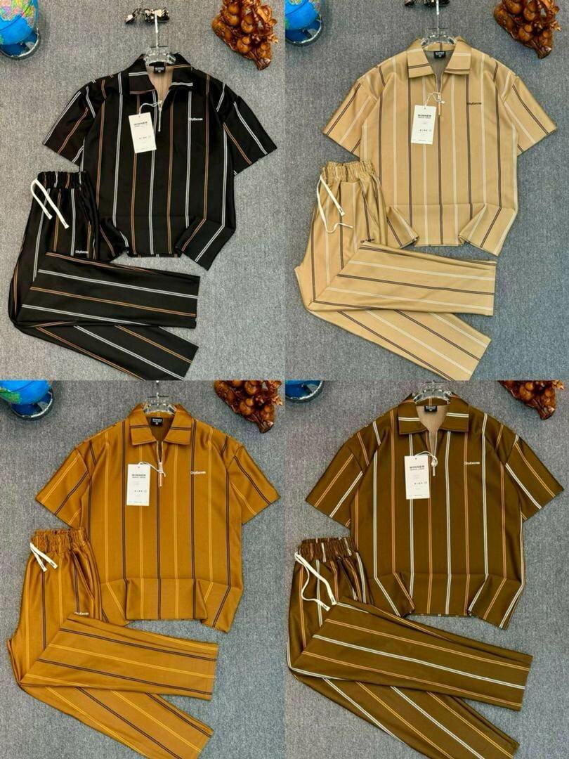 Ensemble Chemise et Pantalon Rayé Homme