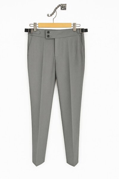 Pantalon élégant gris homme