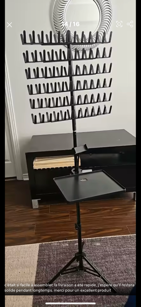 Support de Perruques Réglable