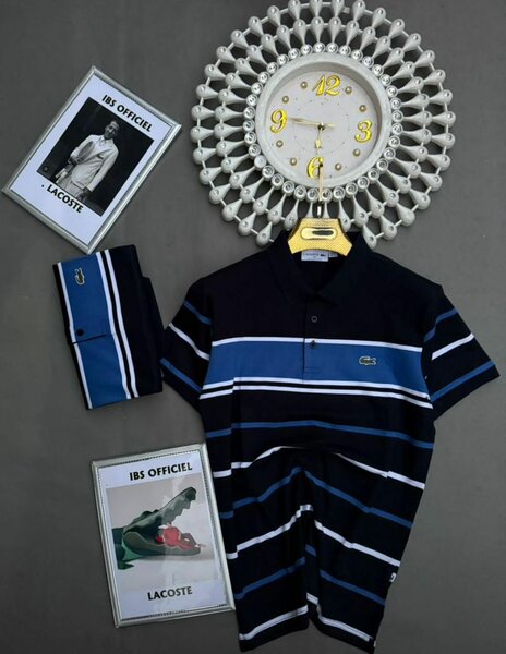 Polo Lacoste homme rayé