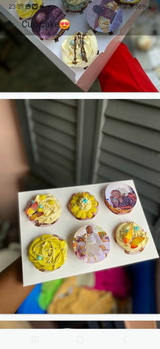 Cupcakes personnalisés assortis