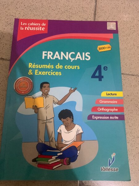 Livre d'exercices 4e Français