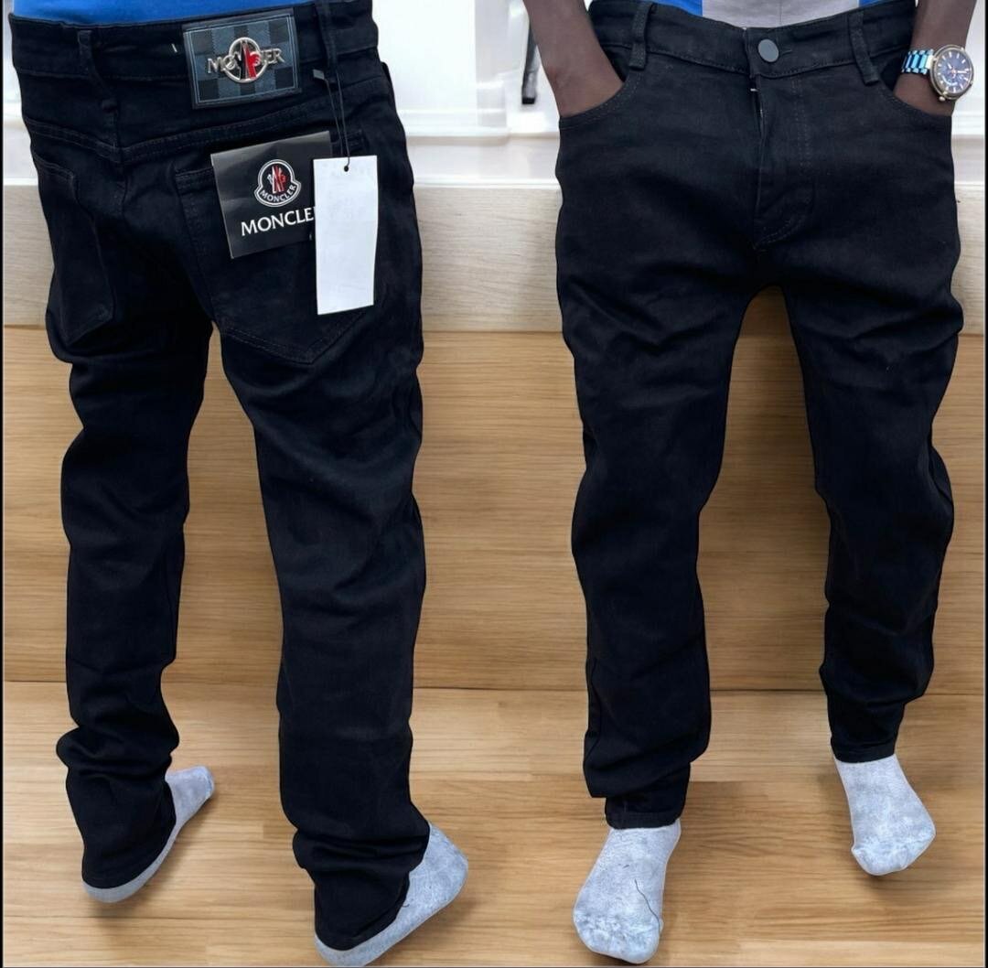 Jeans Homme Confort Noir