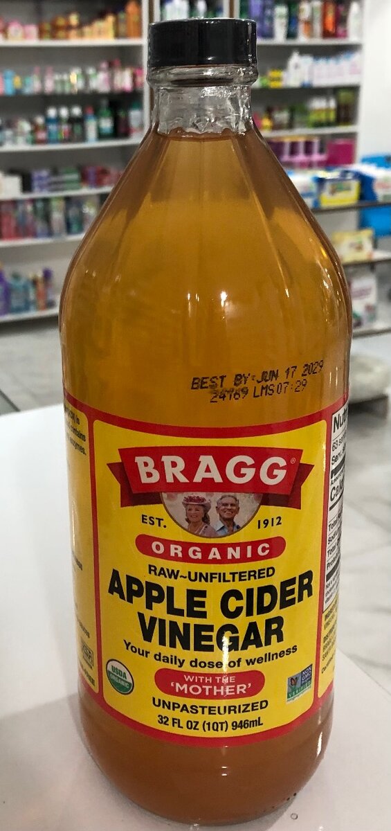 APPLE CIDER VINEGAR BRAGG 946ML