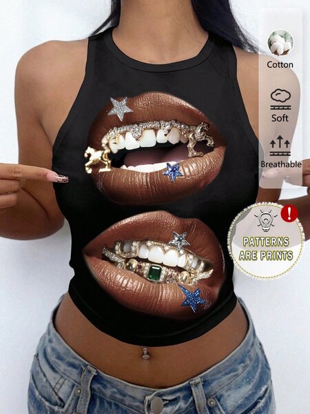 Débardeur Femme Graphique shei