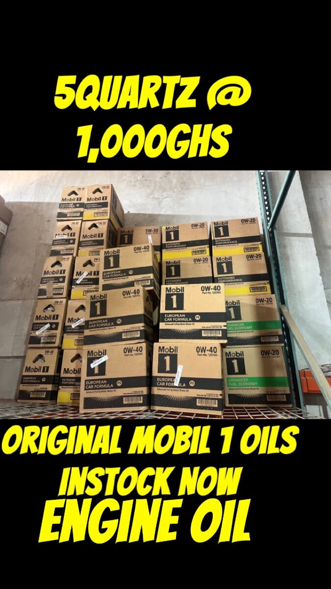 Mobil 1 Genuine engine oils 5quartz (4.7litres)