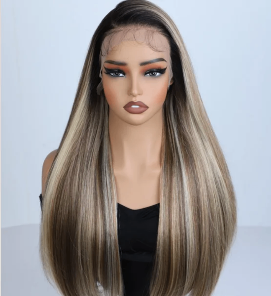 Perruque lace front synthétique